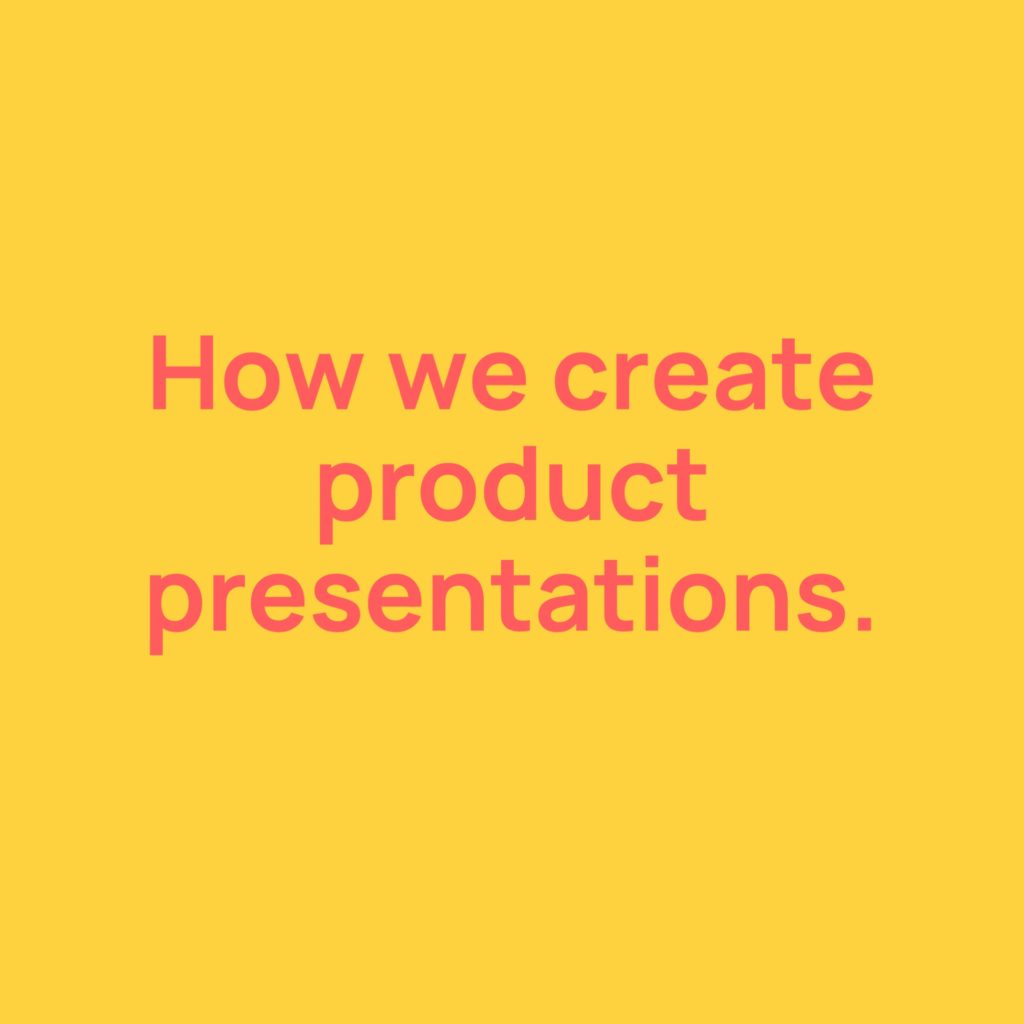 how to create a product presentation blog