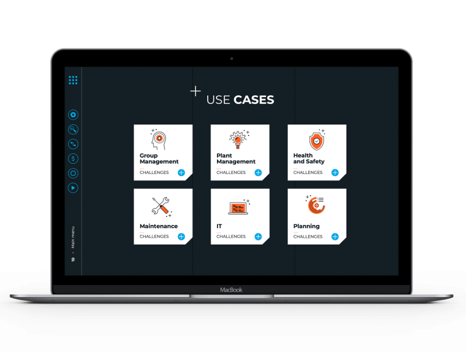 menu slide PowerPoint