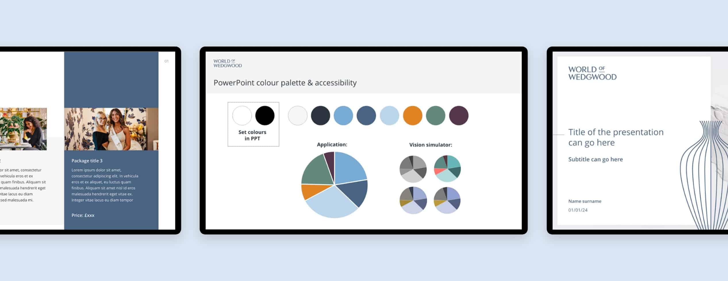 Tourism industry PowerPoint template slides