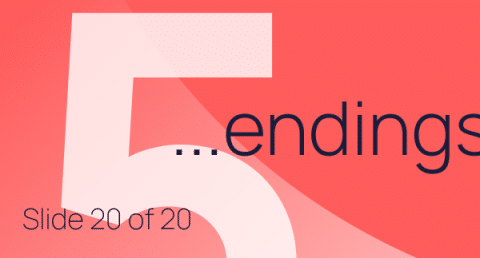 How to end a presentation image