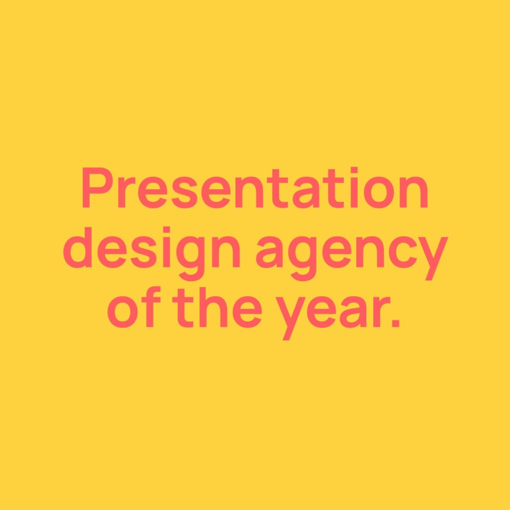 Presentation Design Agency of the Year