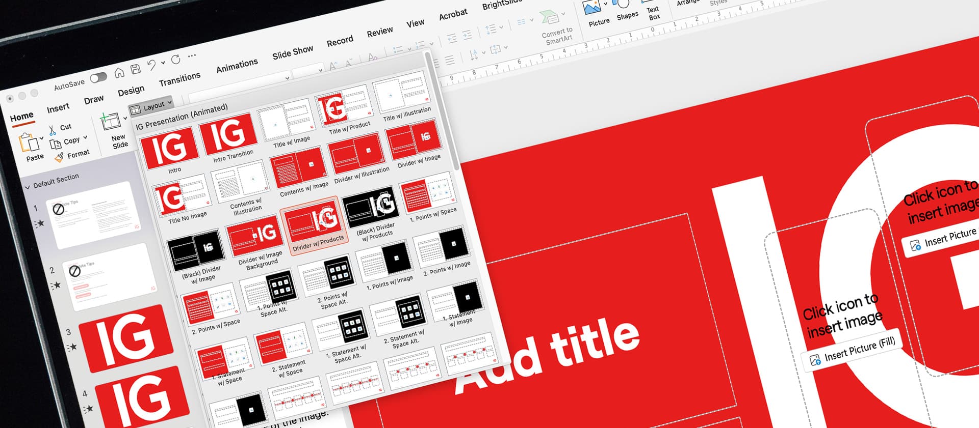 IG PowerPoint template