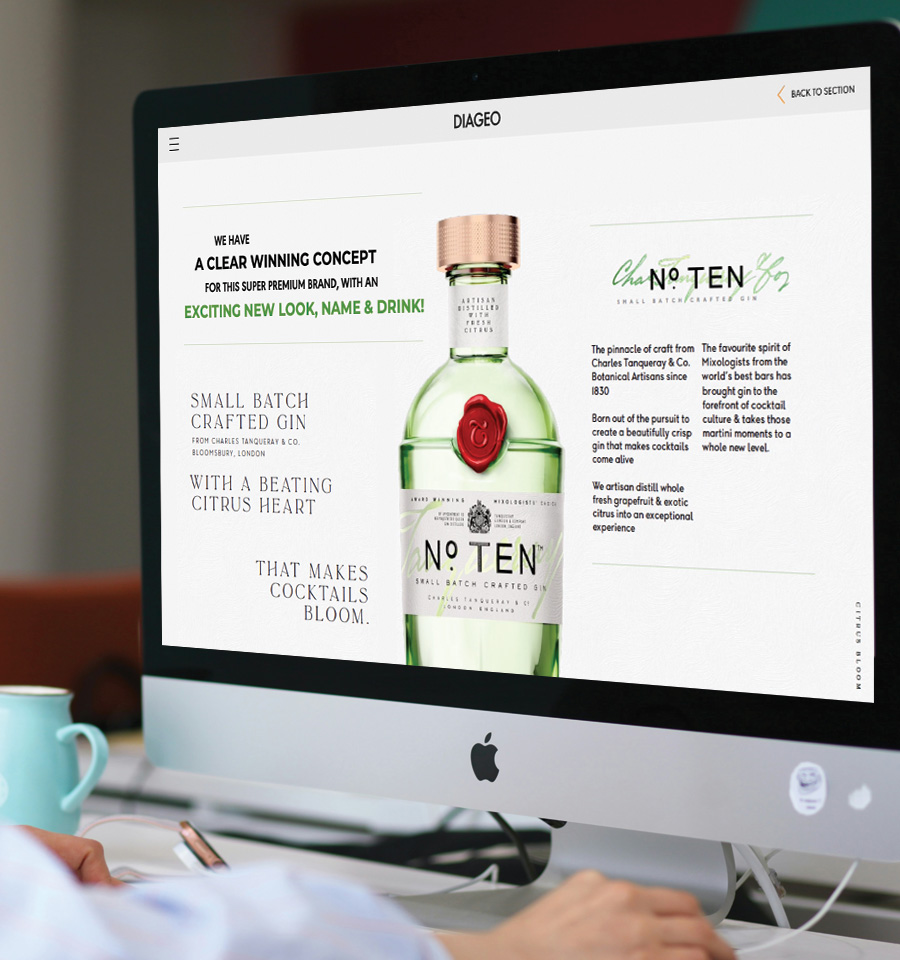 Drinks brand presentation