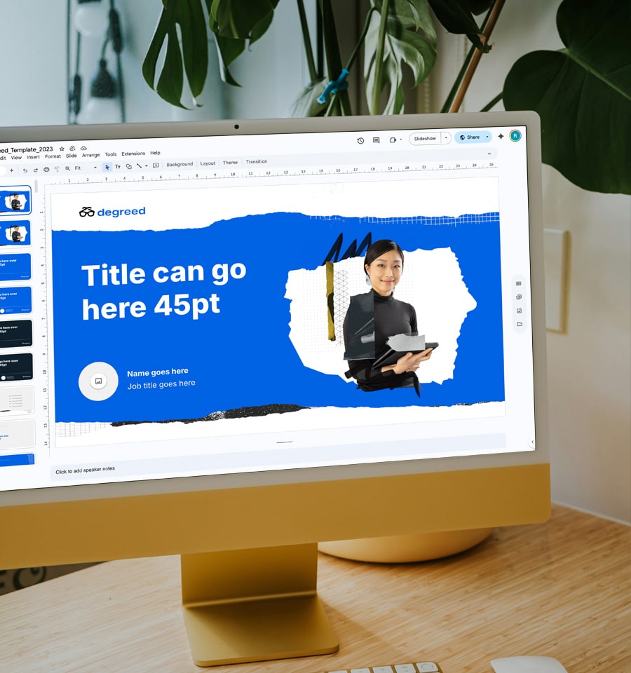 Degreed PowerPoint template