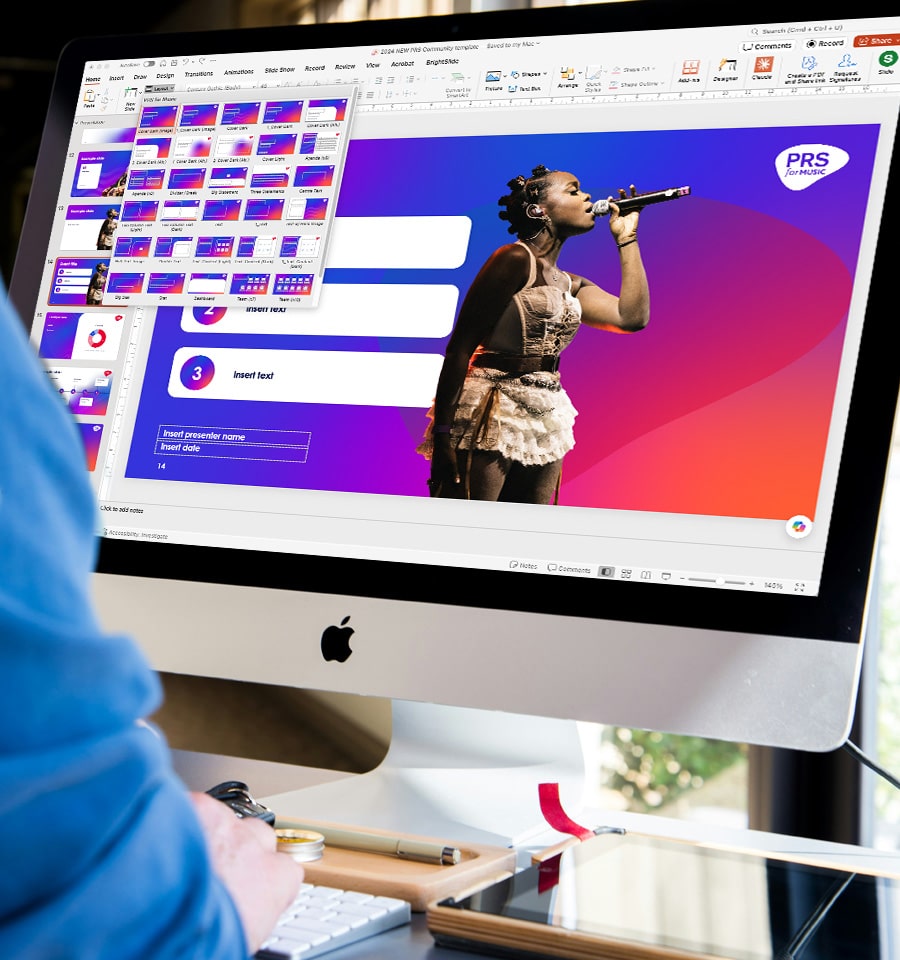 PRS PowerPoint template