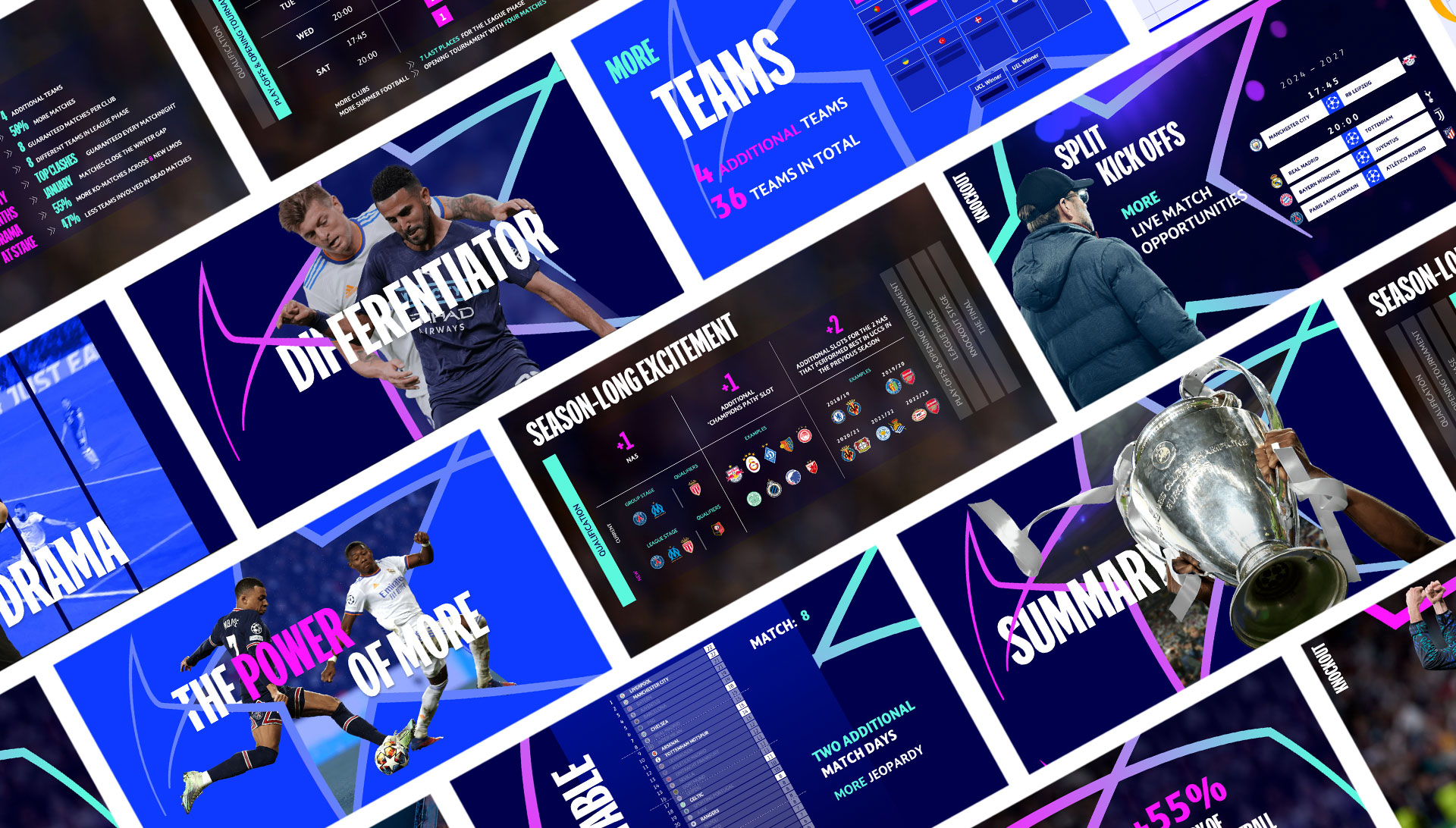 Pitch deck design UEFA
