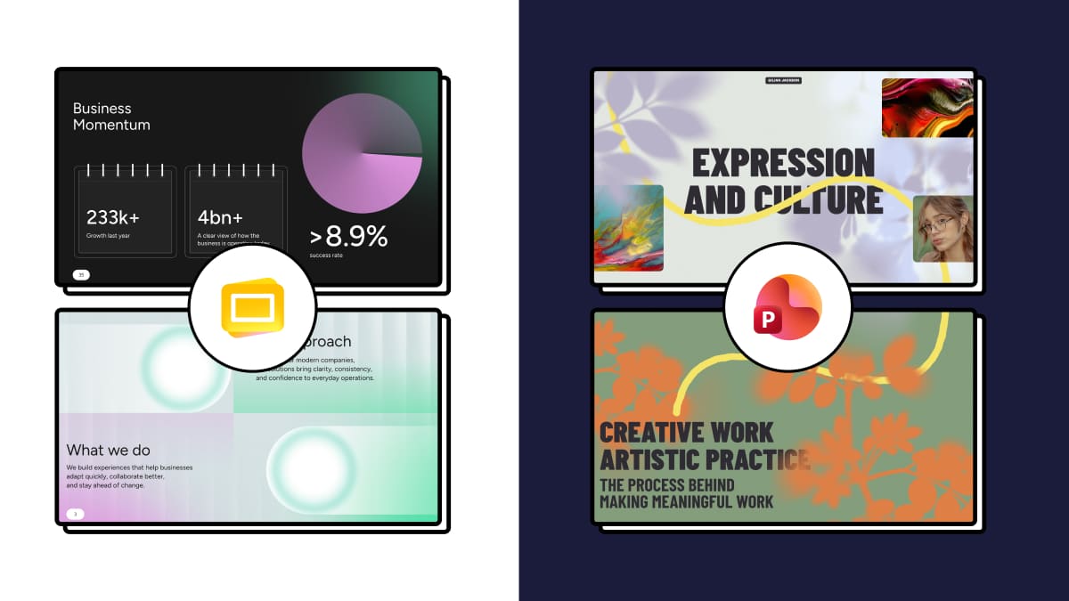 google slides design vs powerpoint design
