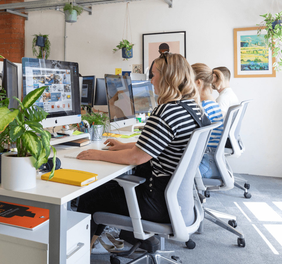 Presentation designers using Figma