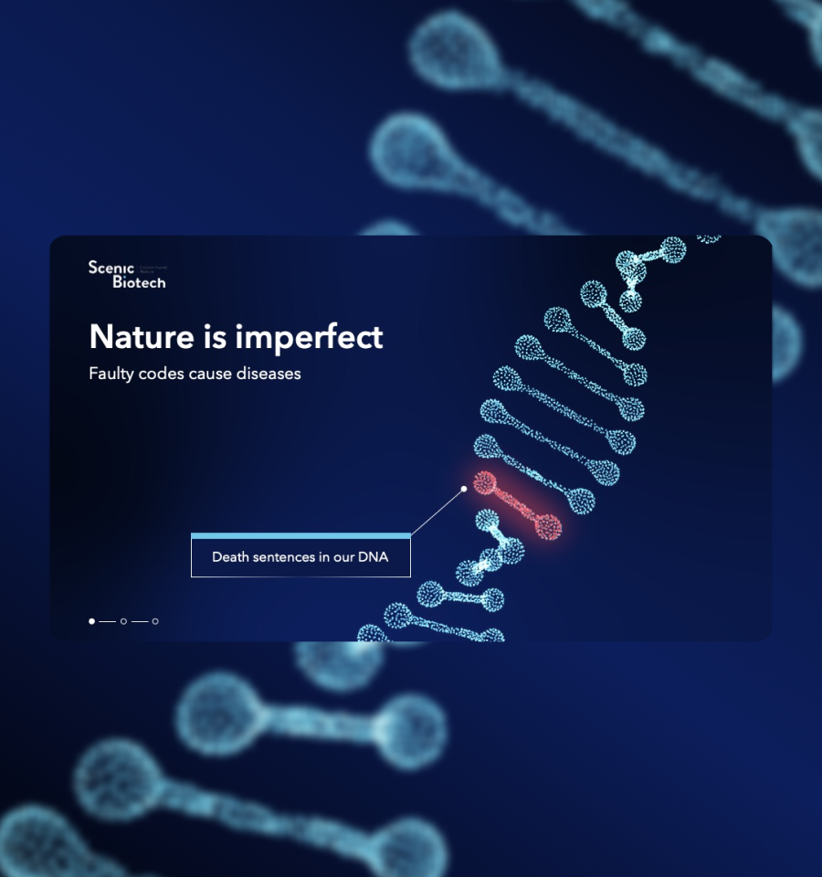 Biotech presentation design