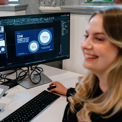 presentation designer at presentation design agency